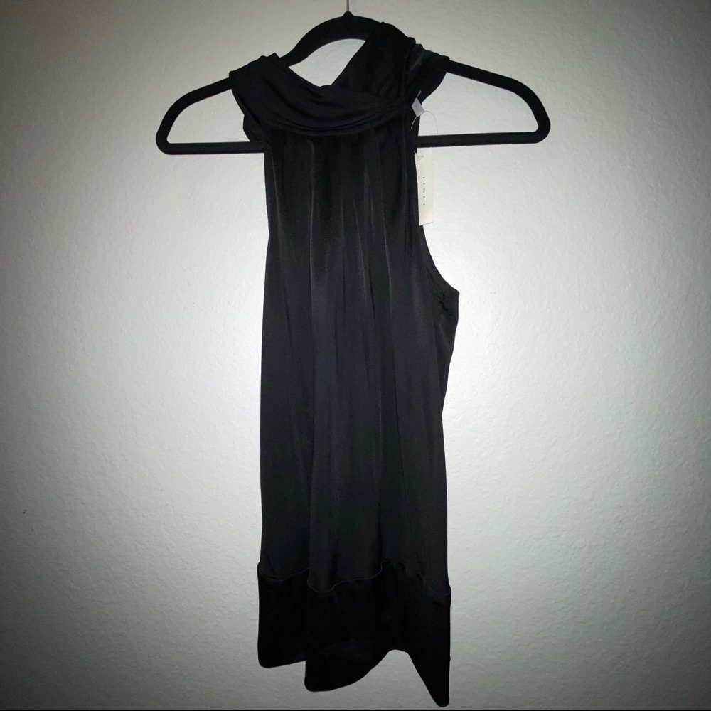 Mock Neck Cocktail Top